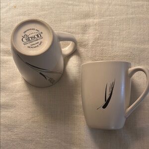 Discontinued Gibson Everyday Dinnerware, Pattern GID384, 2 Mug Set